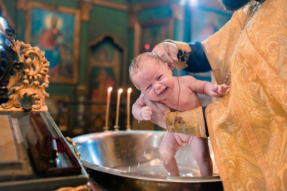 Владимир Тоготин крещение ребенка