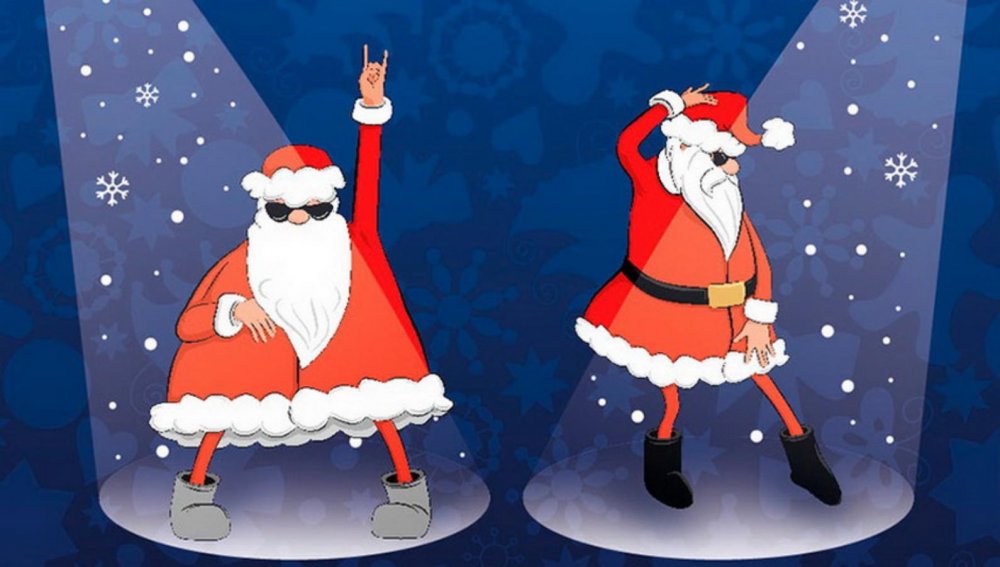 Дед Мороз танцует