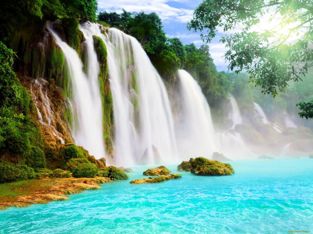 Картинки природа водопад