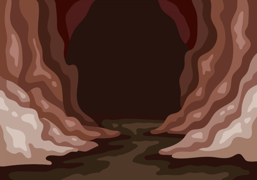 Пещера мультяшная