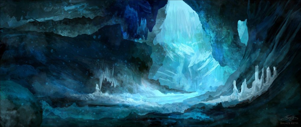 Ледяная пещера арт