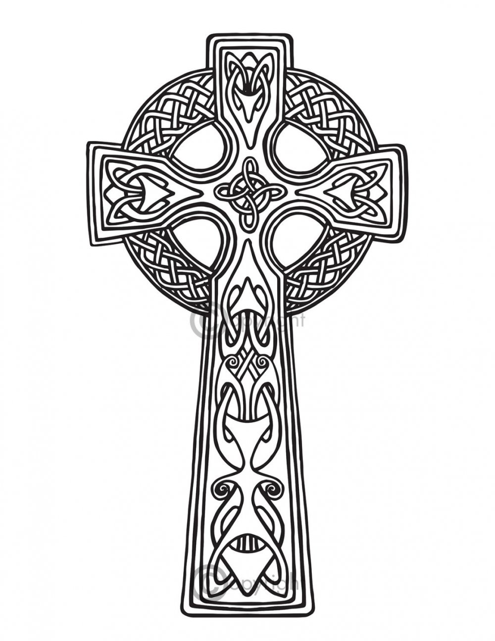 Кельтские кресты тату мужские