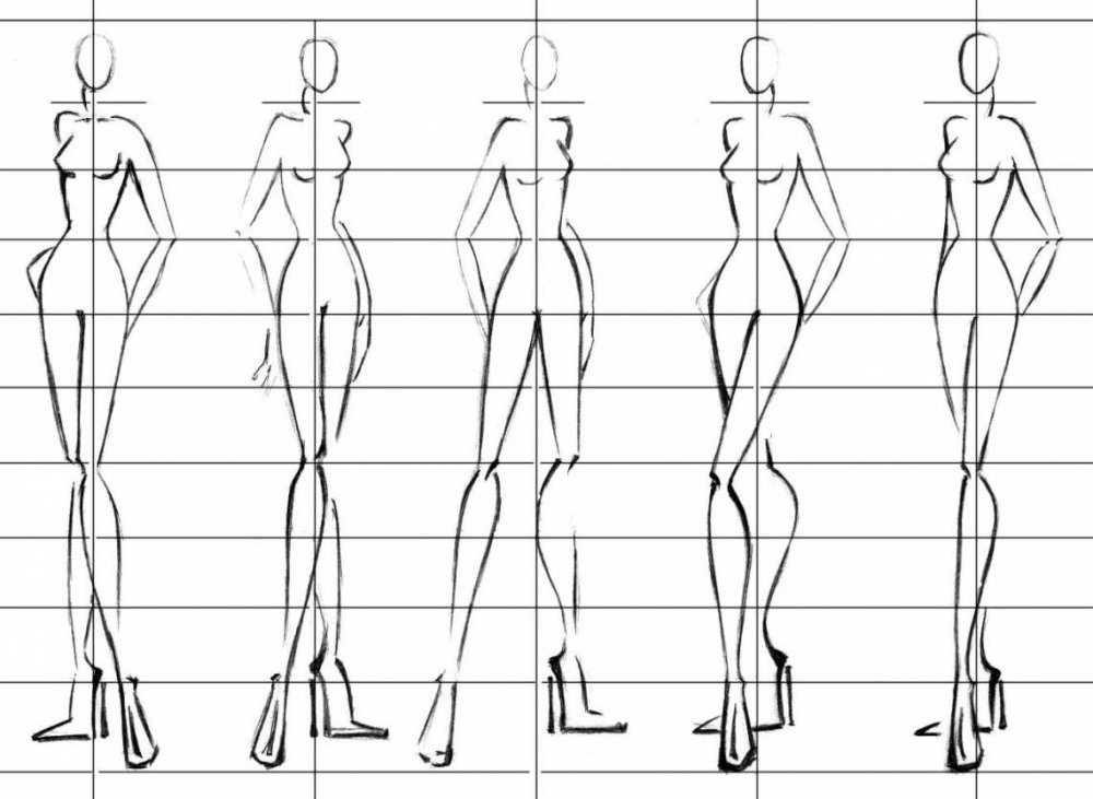 Модель для рисования моделей одежды