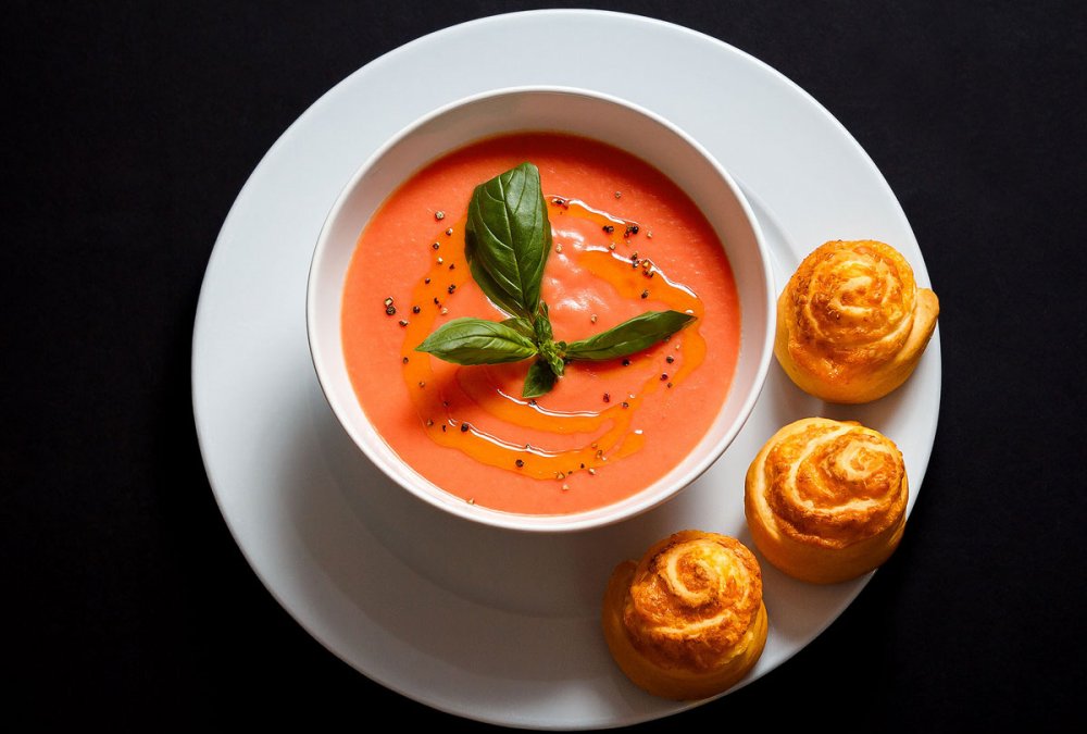 Чечевично-томатный крем суп