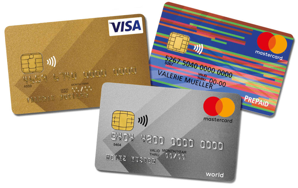 Кредитная карта виза и мастер карт