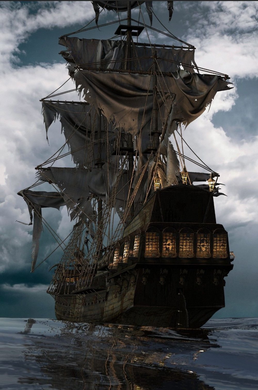 Пираты Карибского моря черная Жемчужина и Летучий голландец
