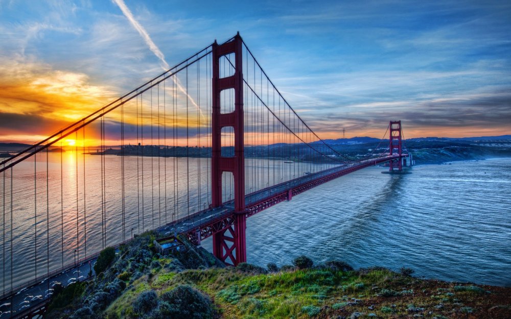 Мост «золотые ворота», Сан-Франциско, Калифорния, США