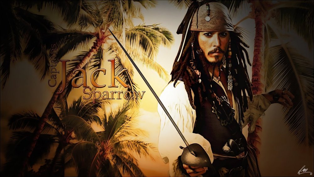 Пираты Карибского моря на странных берегах Постер