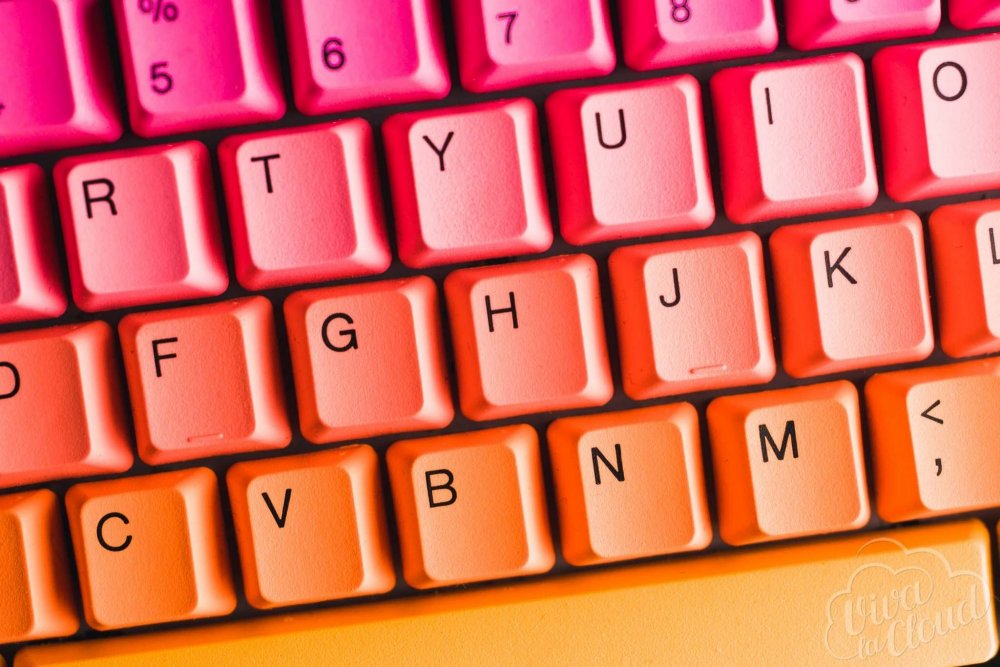 Клавиатура цветная для печати