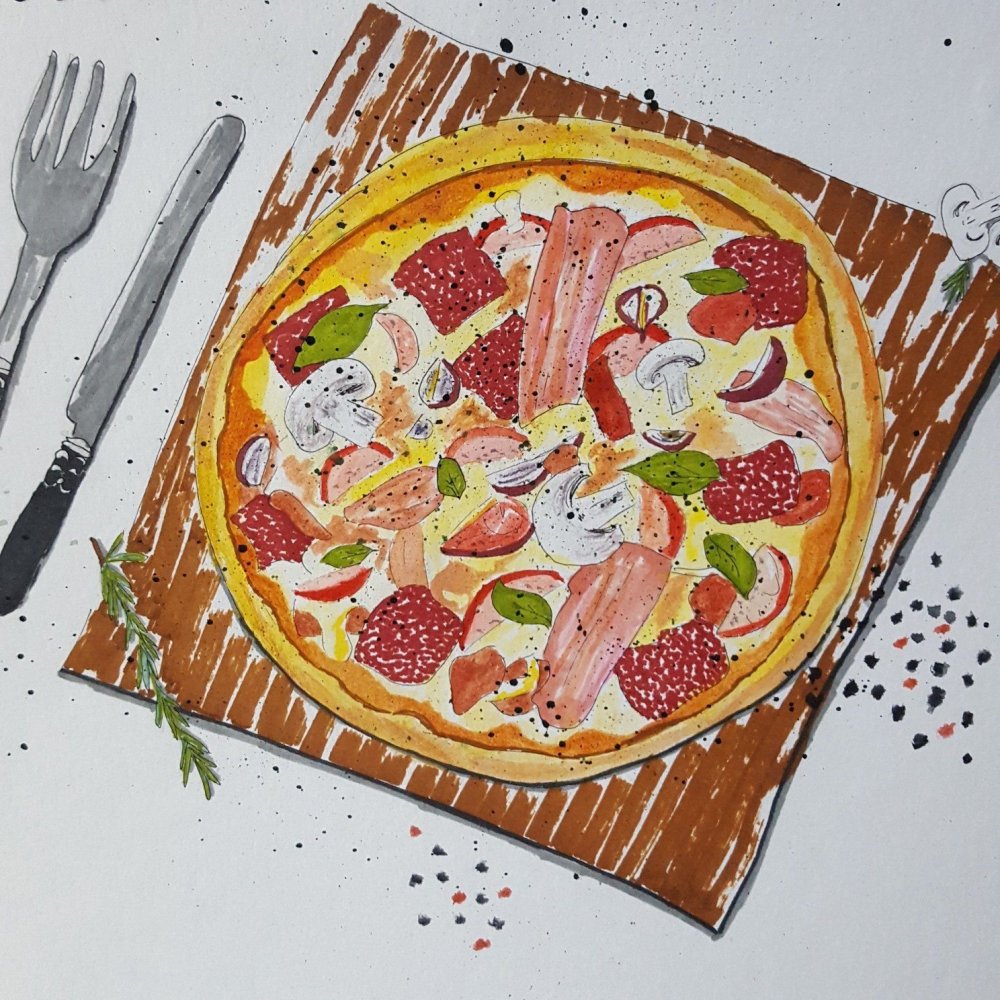 Символы Италии пицца