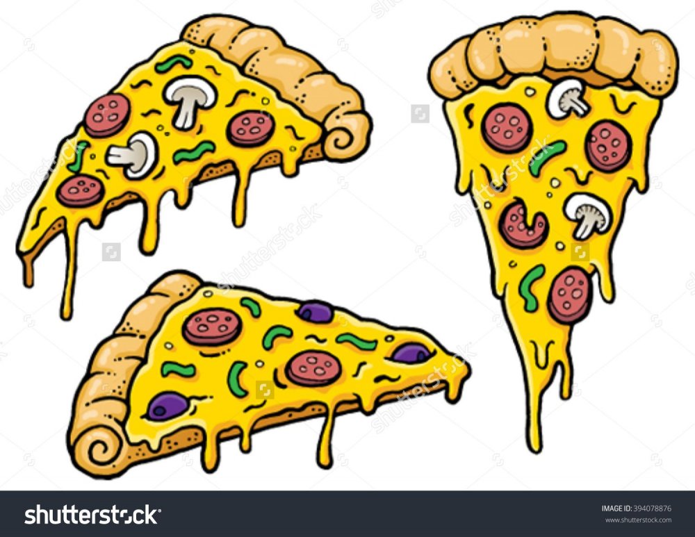 Пицца итальянская плакат