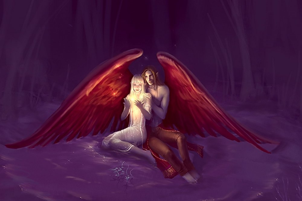 Ангел и демон любовь