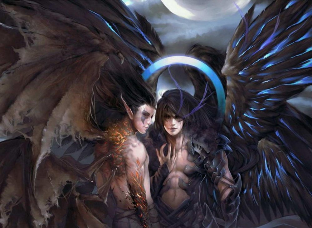 Ангел мужчина и женщина