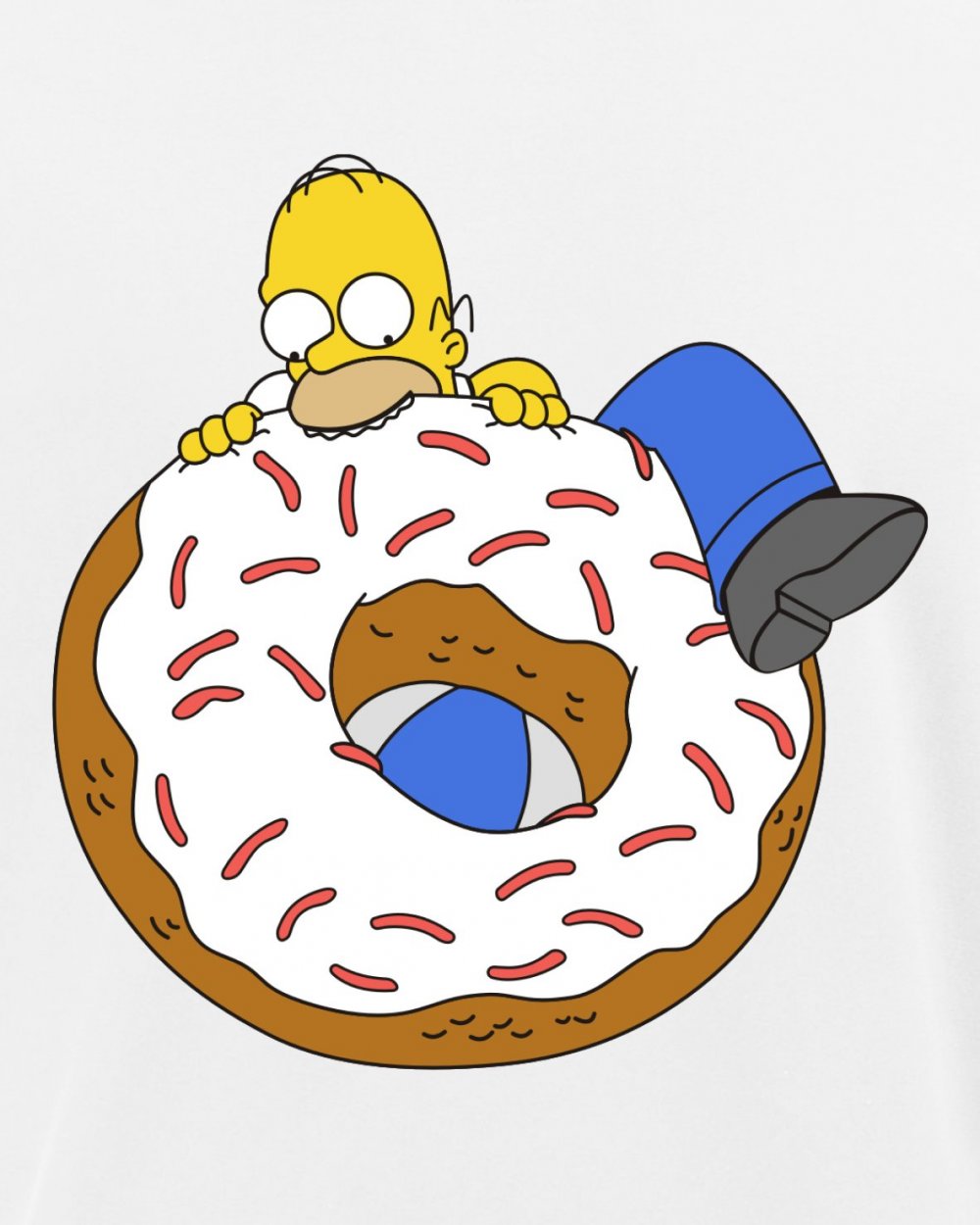 Гомер симпсон голова пончик