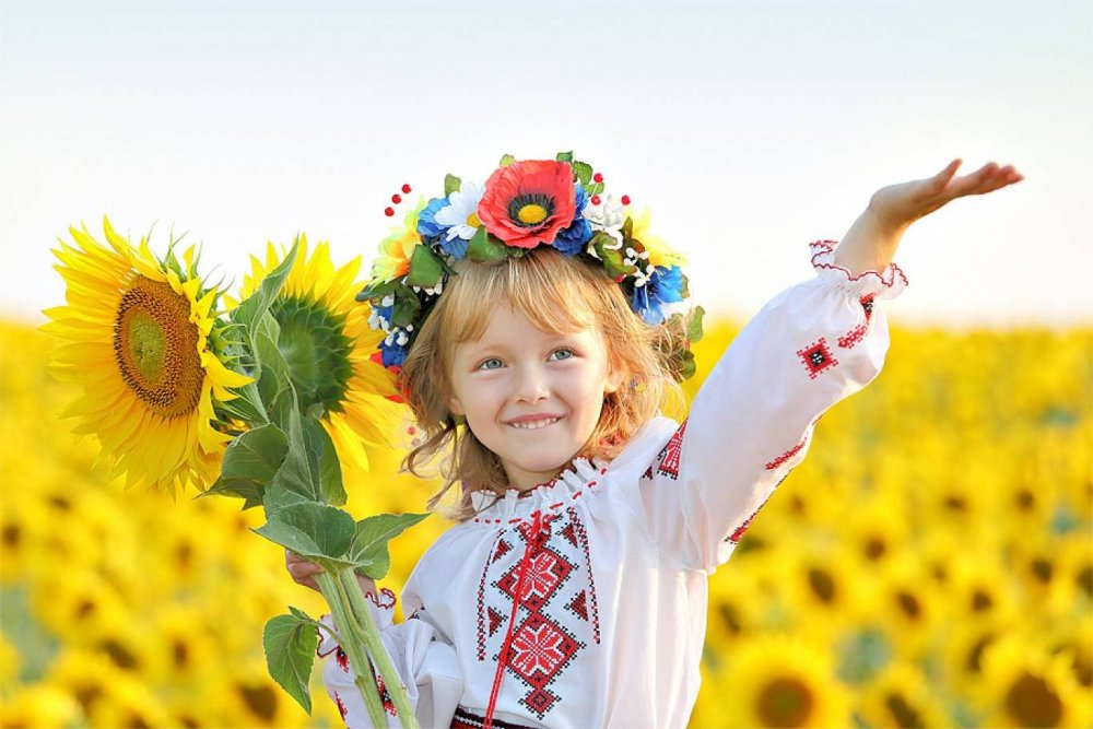 Дети украинские небо Украина