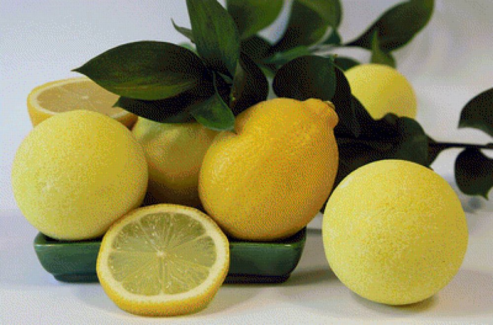 Лимоны в корзине