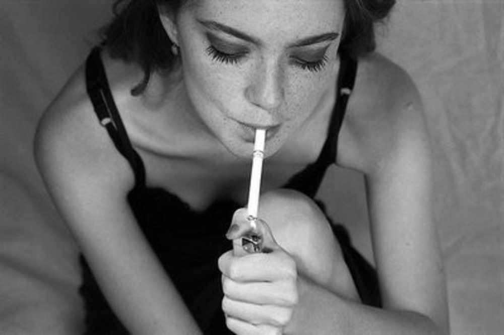 Фотосессия с сигаретой