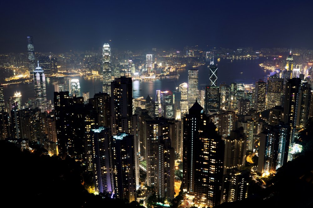 Hong Kong небоскребы