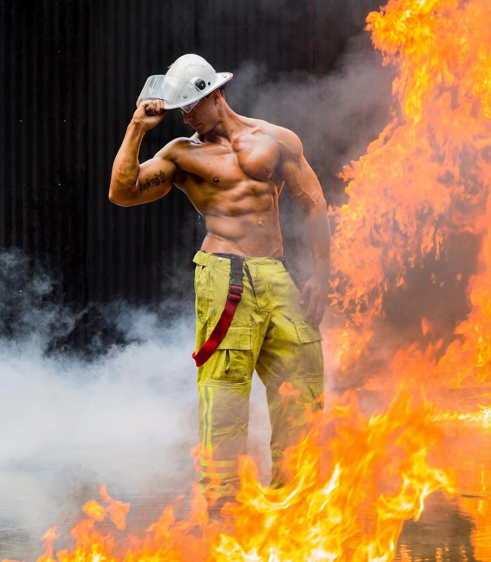Hot fireman picture