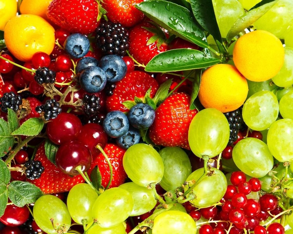 Красивые картинки фрукты и ягоды