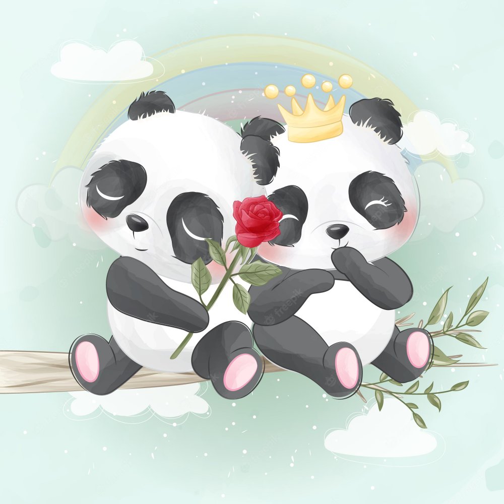 Влюбленные панды