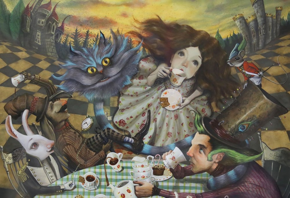 Безумное чаепитие Алиса в стране чудес
