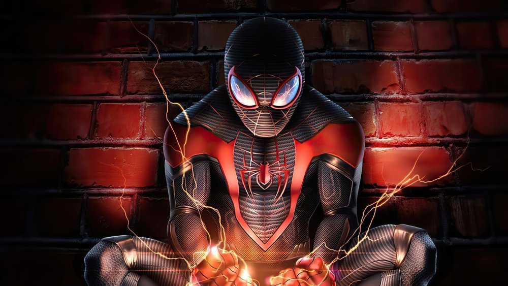 Black Spider man Sam Raimi Art