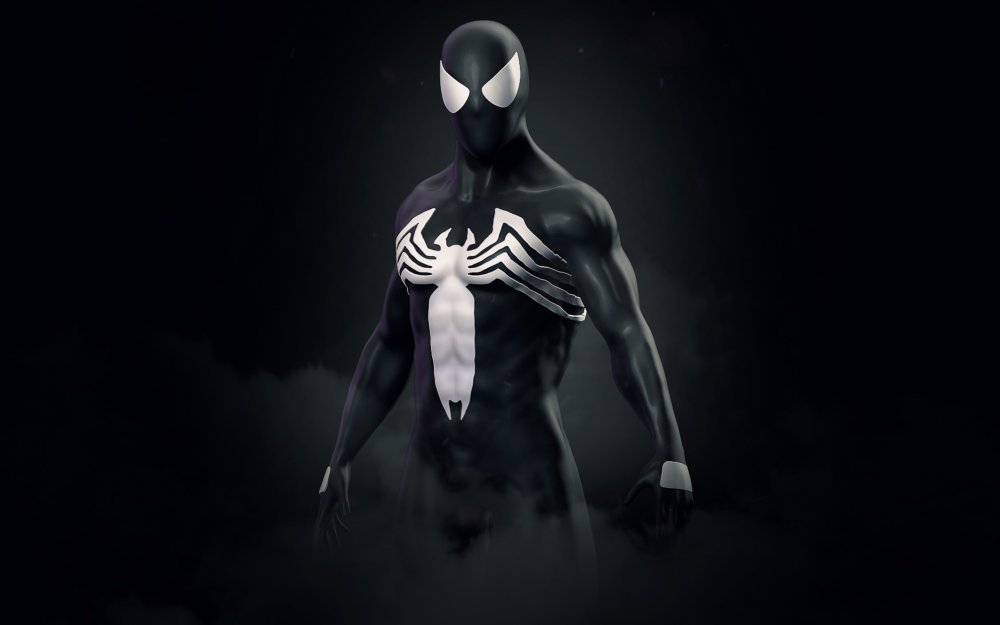 Человек паук и черный человек паук