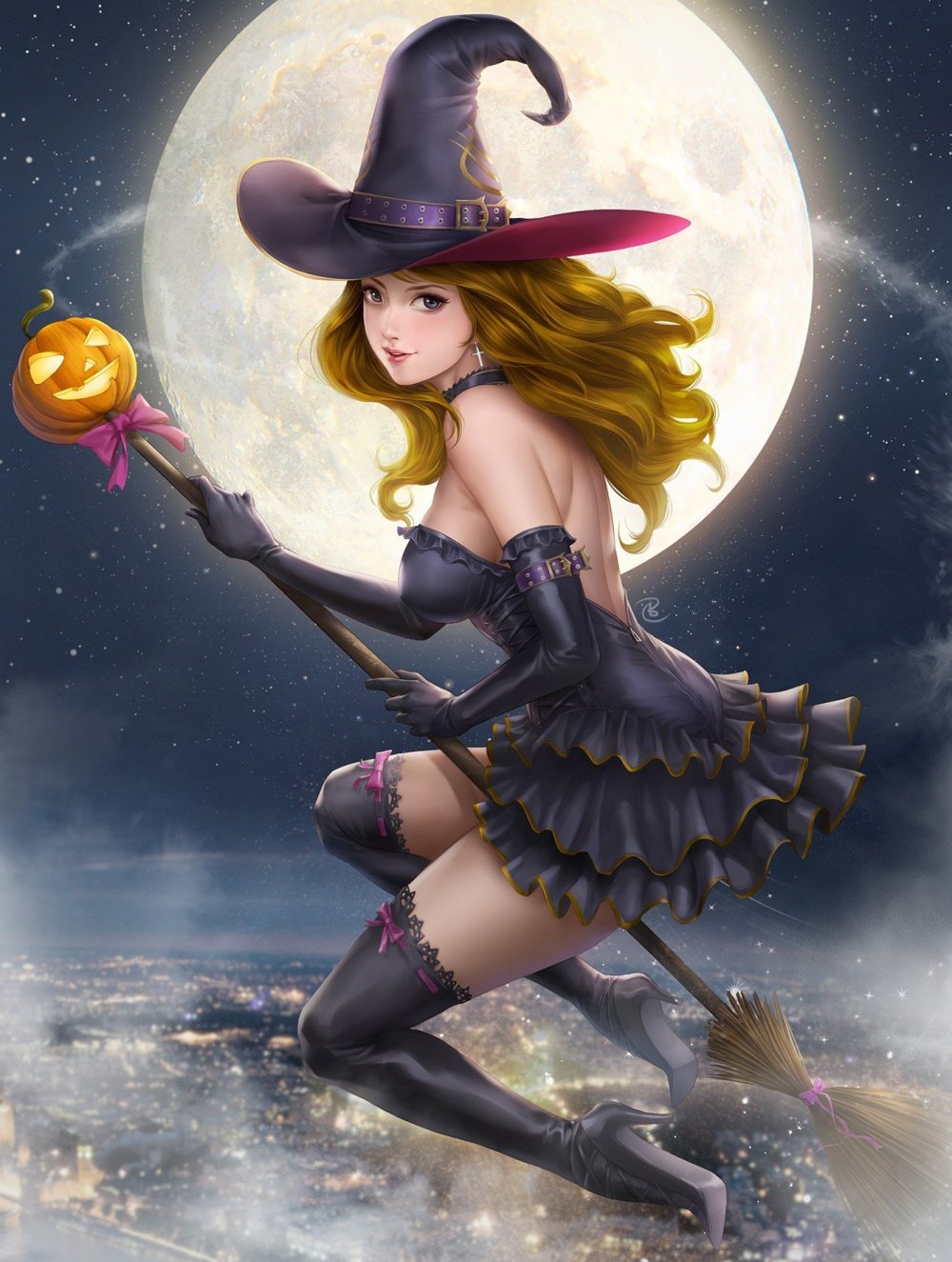 Картинки хэллоуин ведьмочки