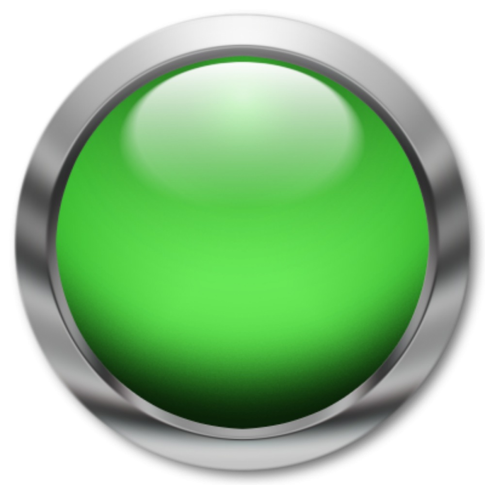 Красивая зеленая кнопка