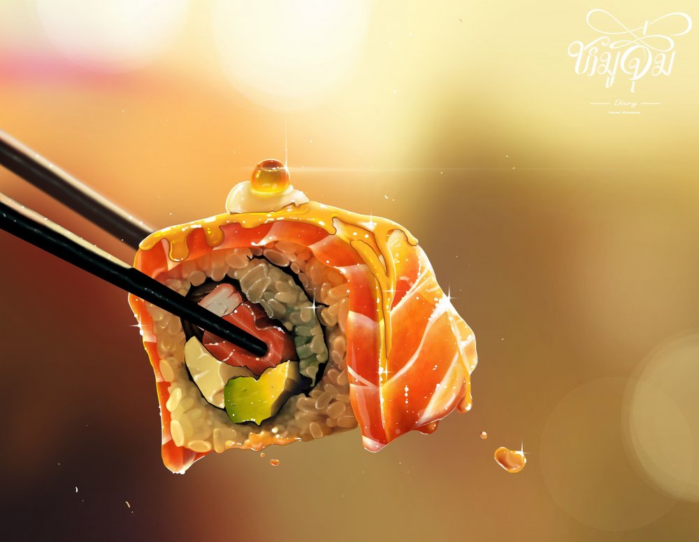 Креативная реклама суши