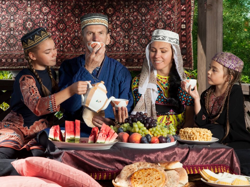 Чаепитие в Узбекистане