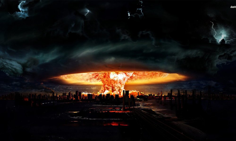 Конец света 2002. Ядерный удар. Взрыв ядерный гриб. Атомный взрыв.