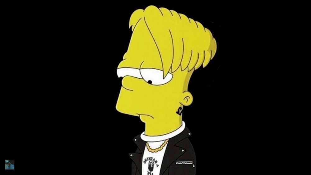 Барт симпсон с челкой