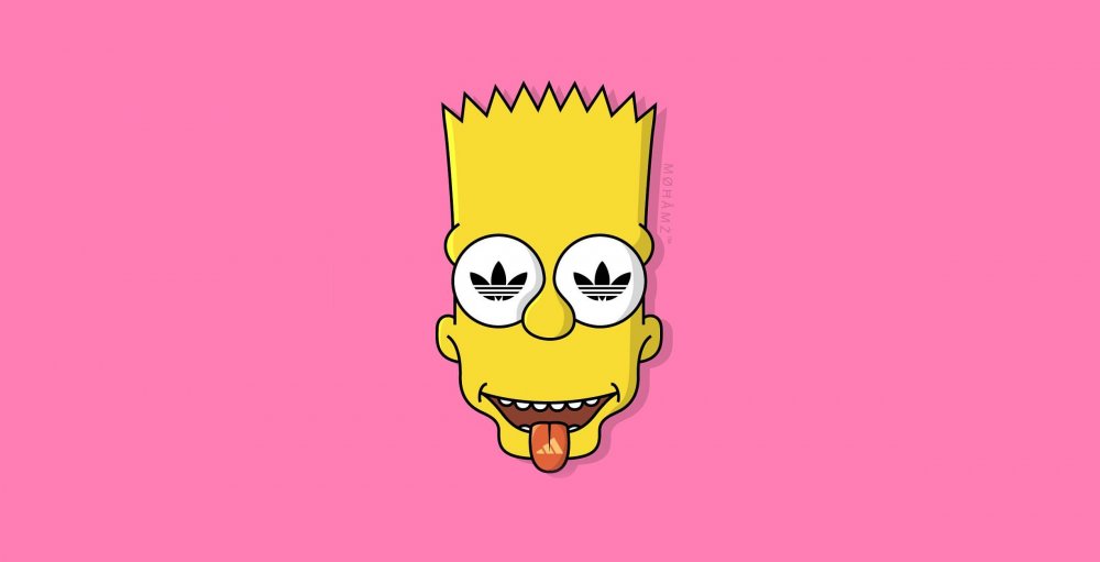 Барт симпсон в адидасе