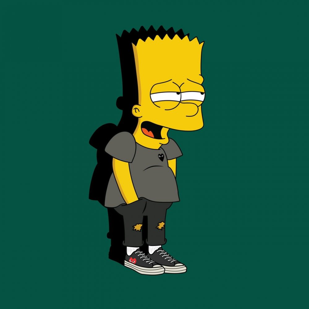 Барт симпсон в адидасе