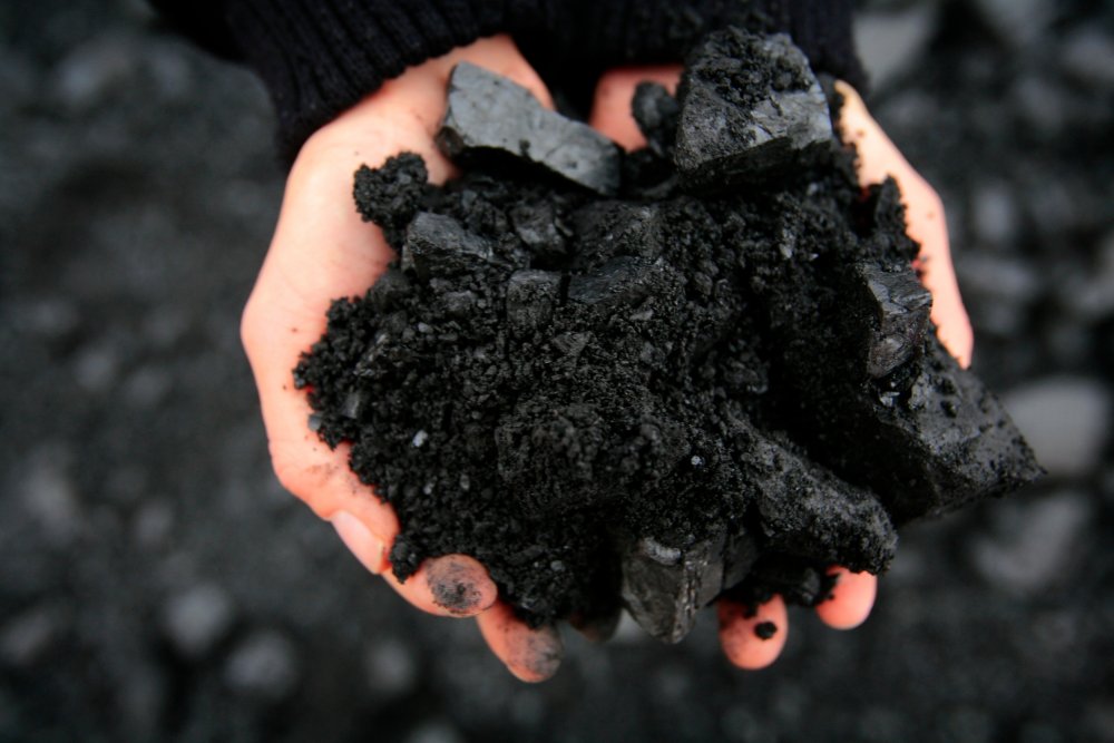 Горящий каменный уголь