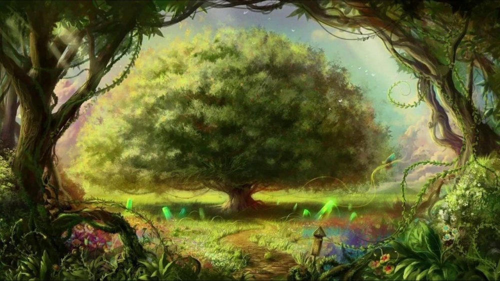 Изображение сказочного дерева