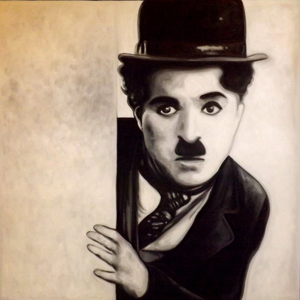 Чарли Чаплин лицо