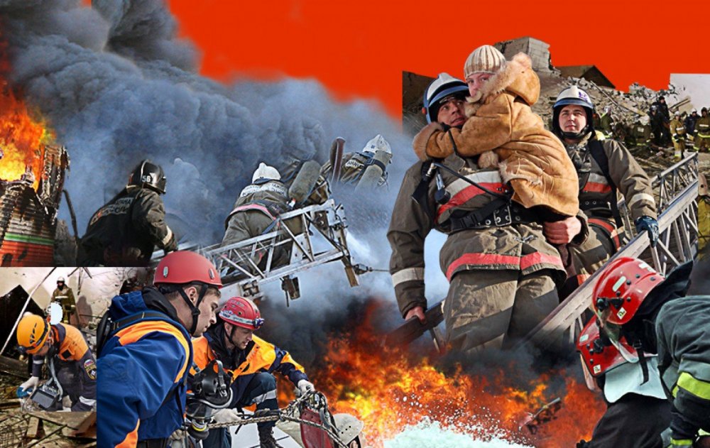 Пожарная охрана России фон