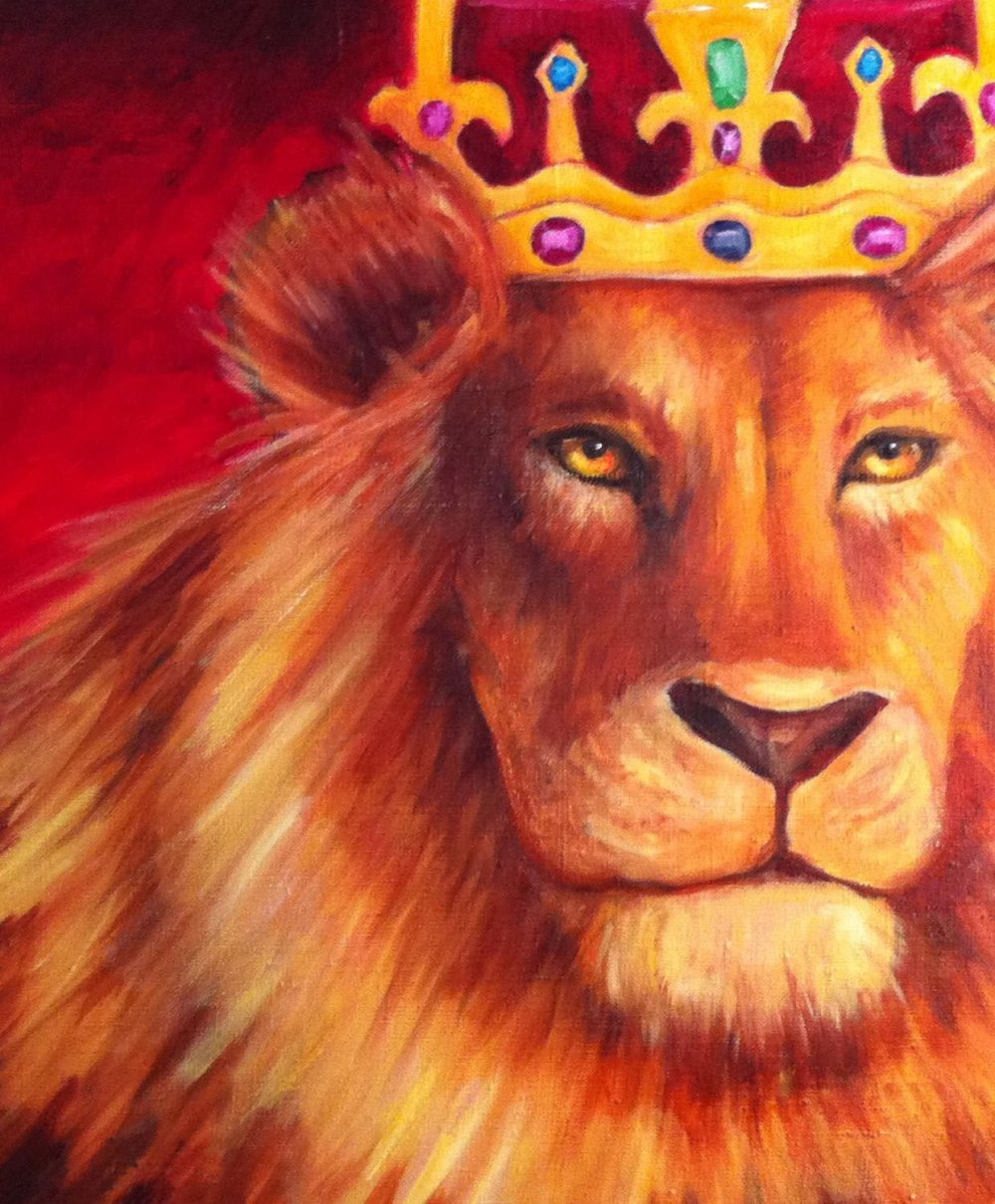 Золотой Лев с короной