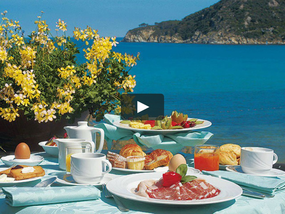Санторини Греция завтрак