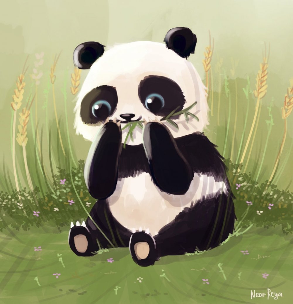 Милые панды мультяшные