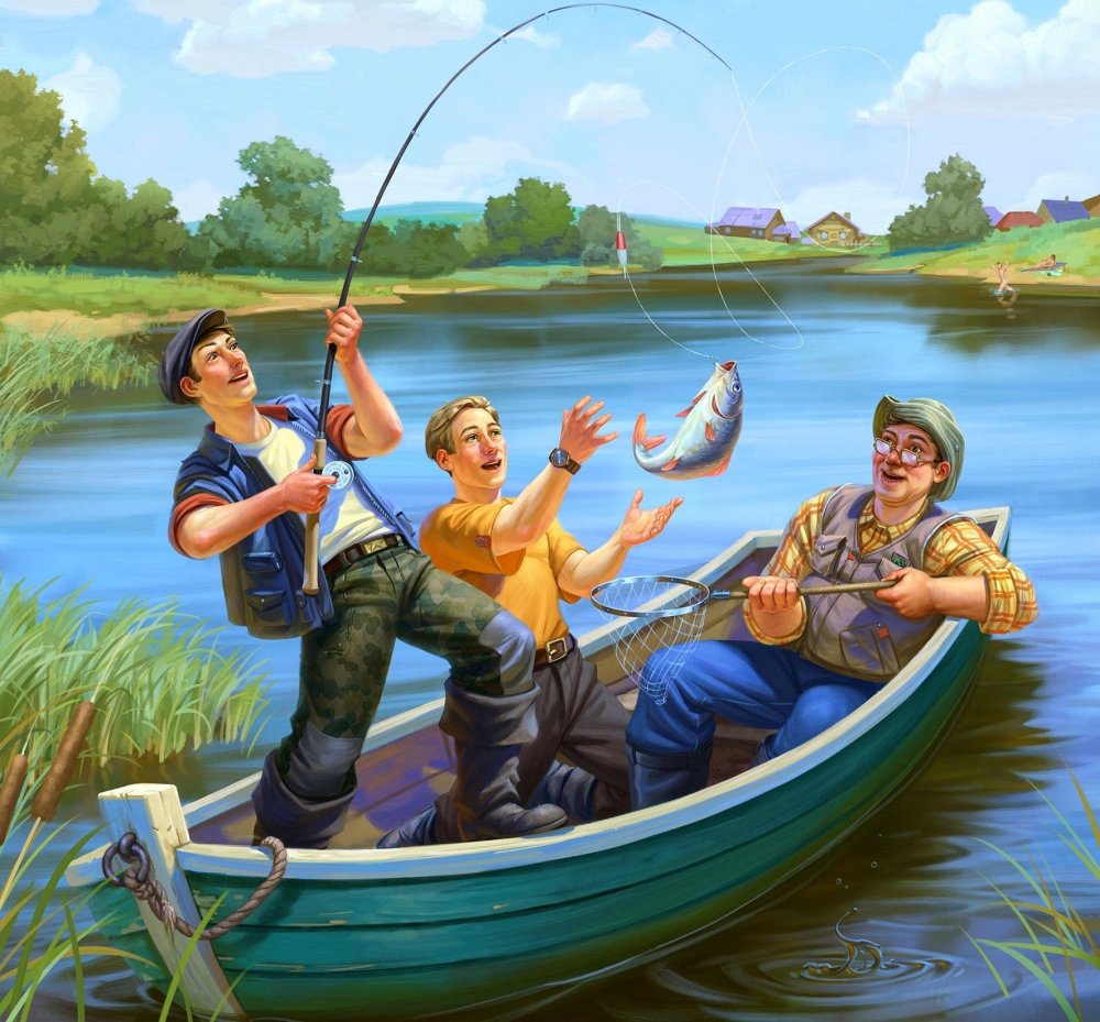 Рыболовные снасти реклама