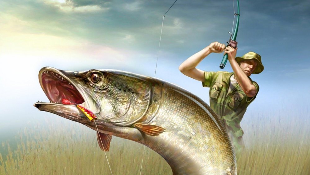 Живопись тема рыбалка