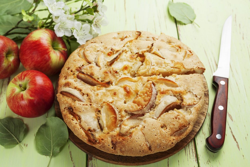 Цветаевский пирог с яблоками от Юлии Высоцкой