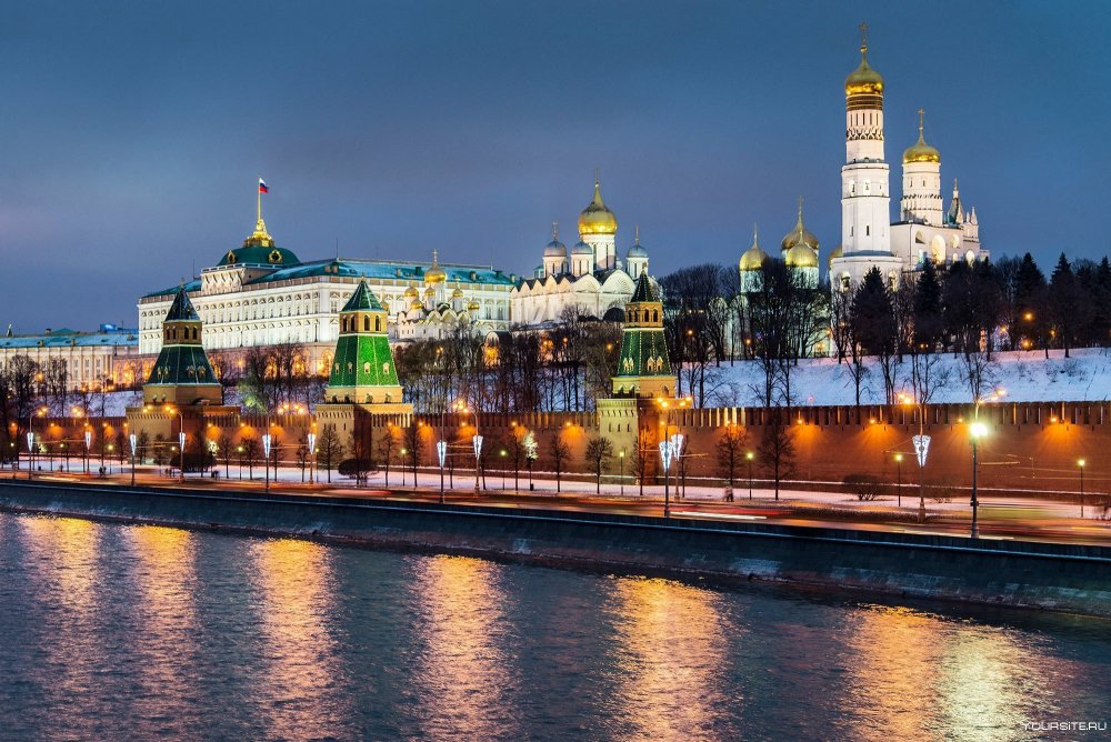 Виды Кремля в Москве