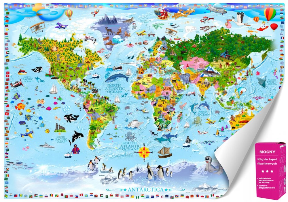 Физическая карта мира 5 класс география