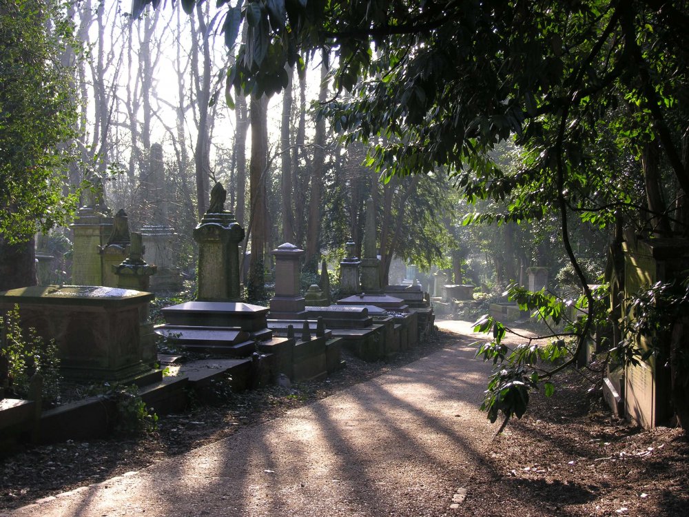 Хайгейтское кладбище Лондон Великобритания