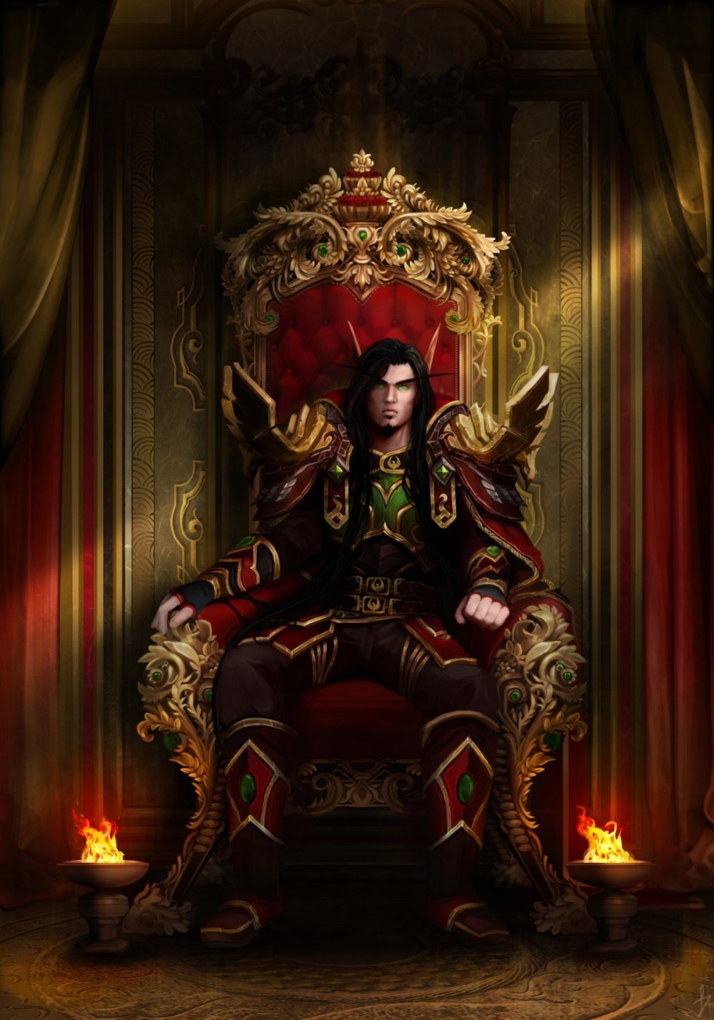 Царь на троне иллюстрации